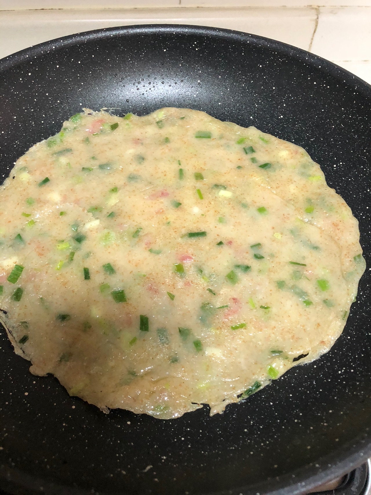 葱香培根香煎饼