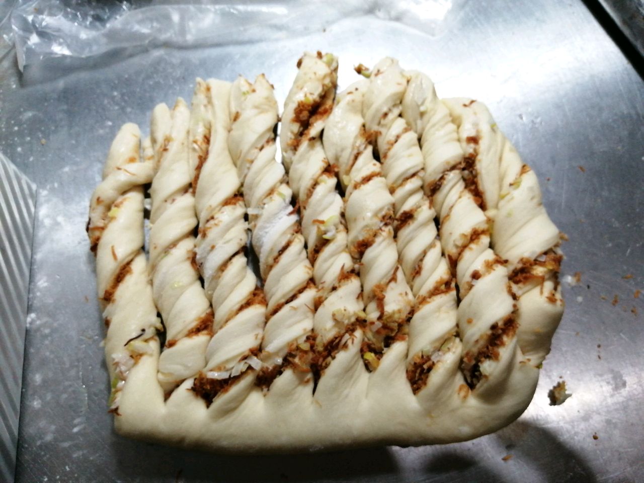葱香肉松土司
