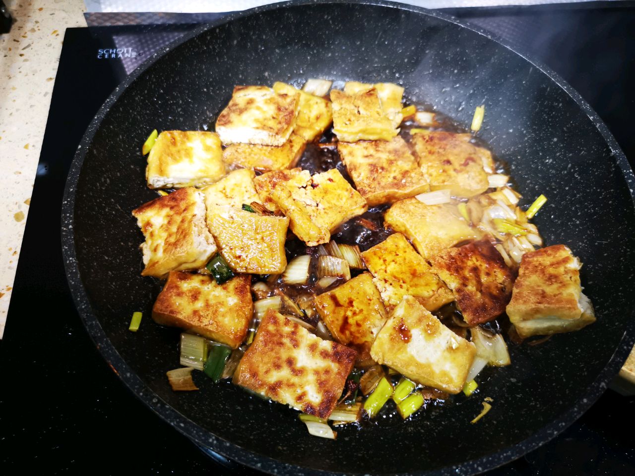 葱油豆腐