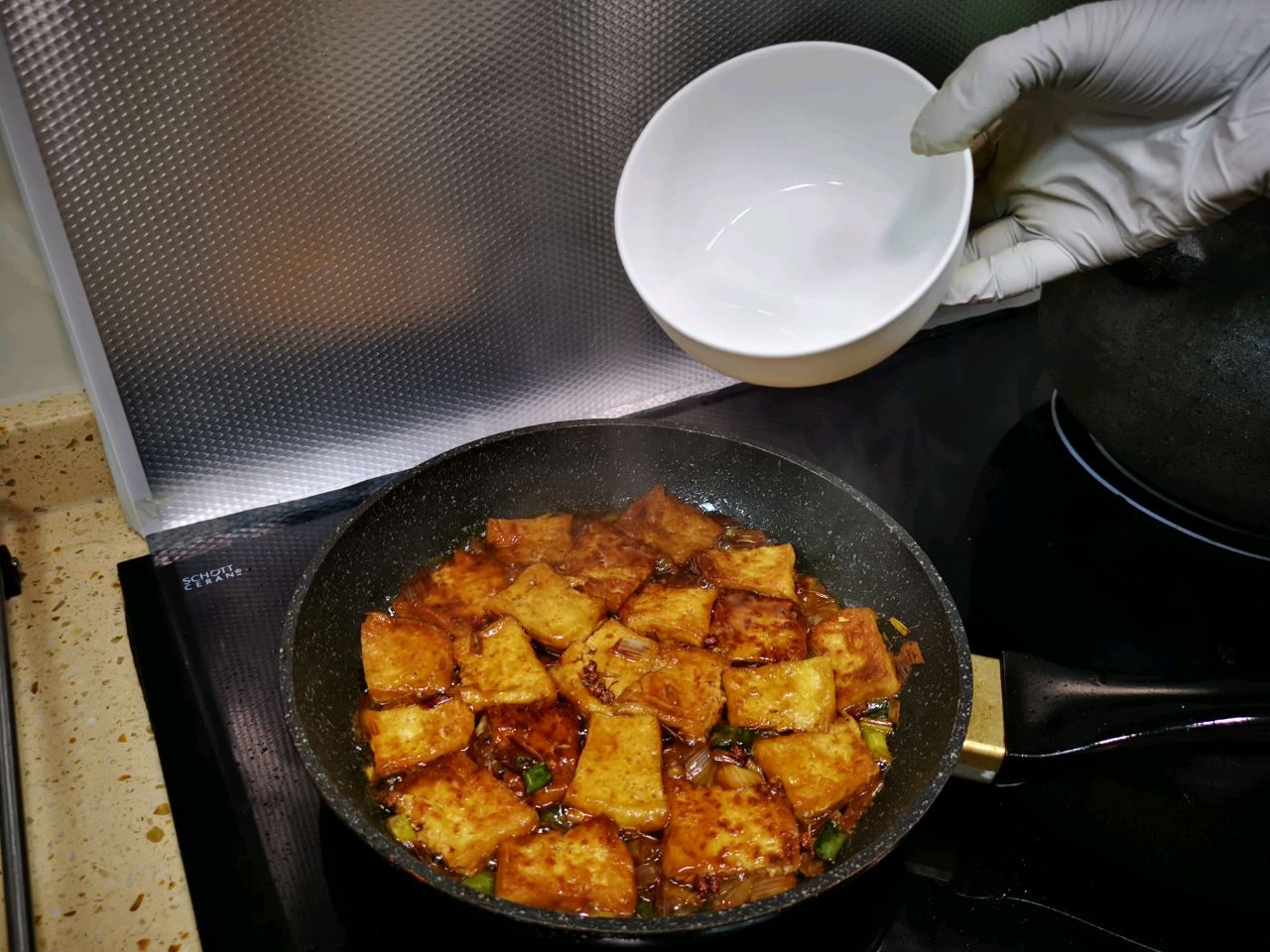 葱油豆腐
