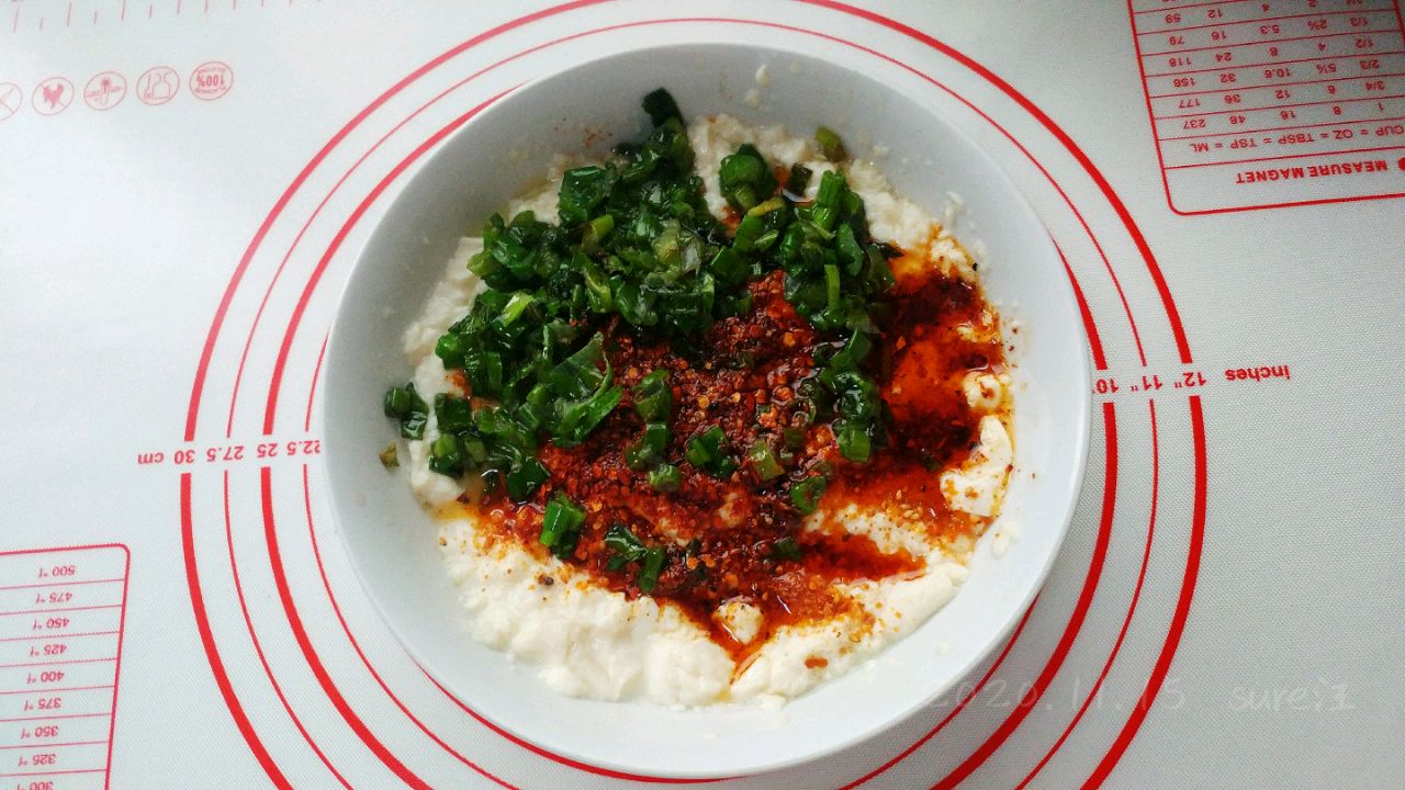 葱油豆腐辣煎包