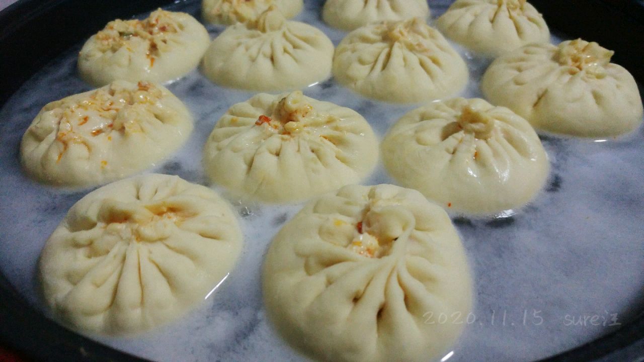 葱油豆腐辣煎包