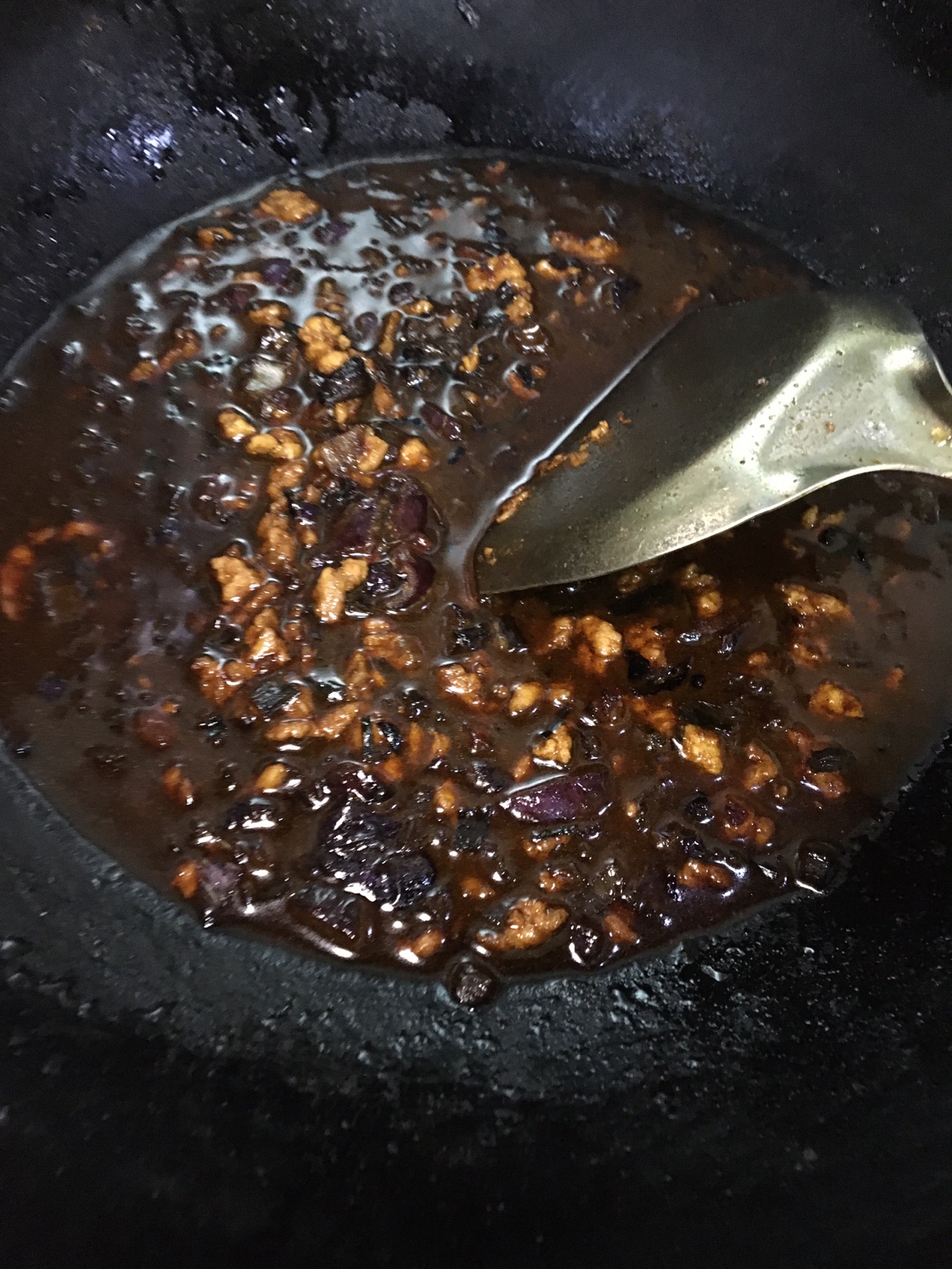 葱油肉酱面