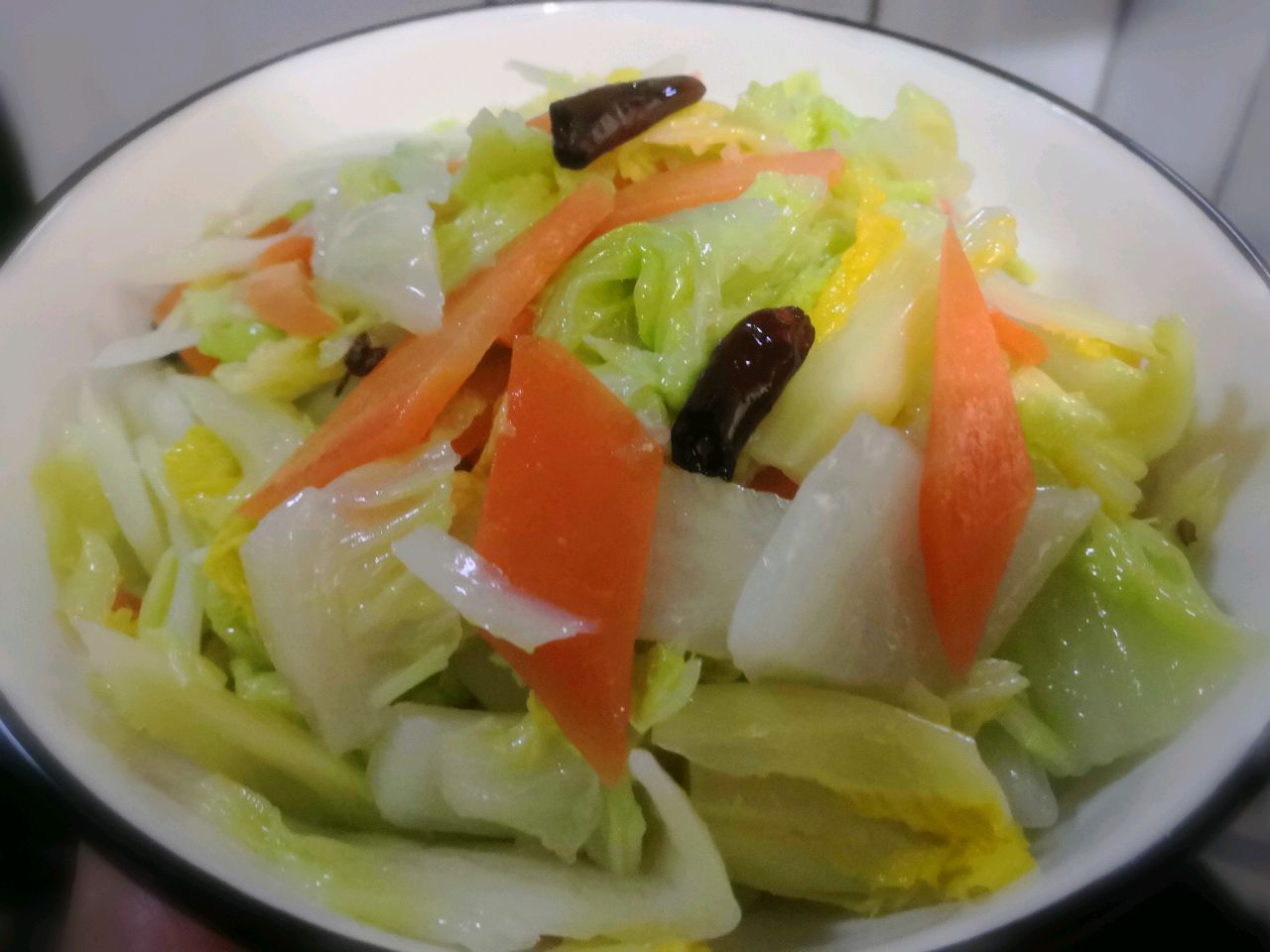 醋辣白菜
