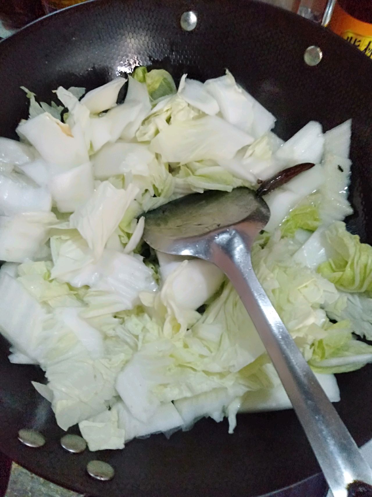 醋溜炝锅白菜