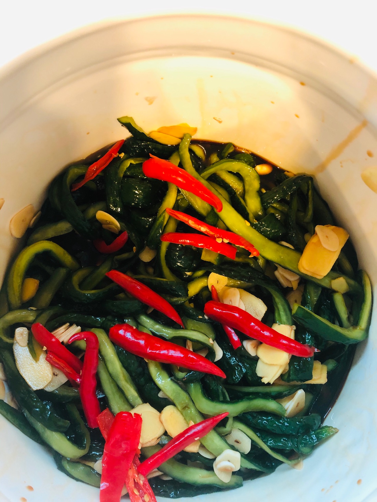脆脆的腌黄瓜