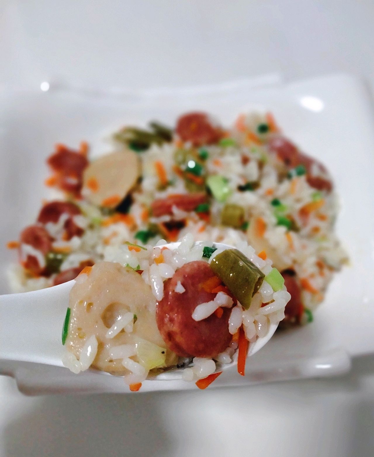 脆皮肠炒饭