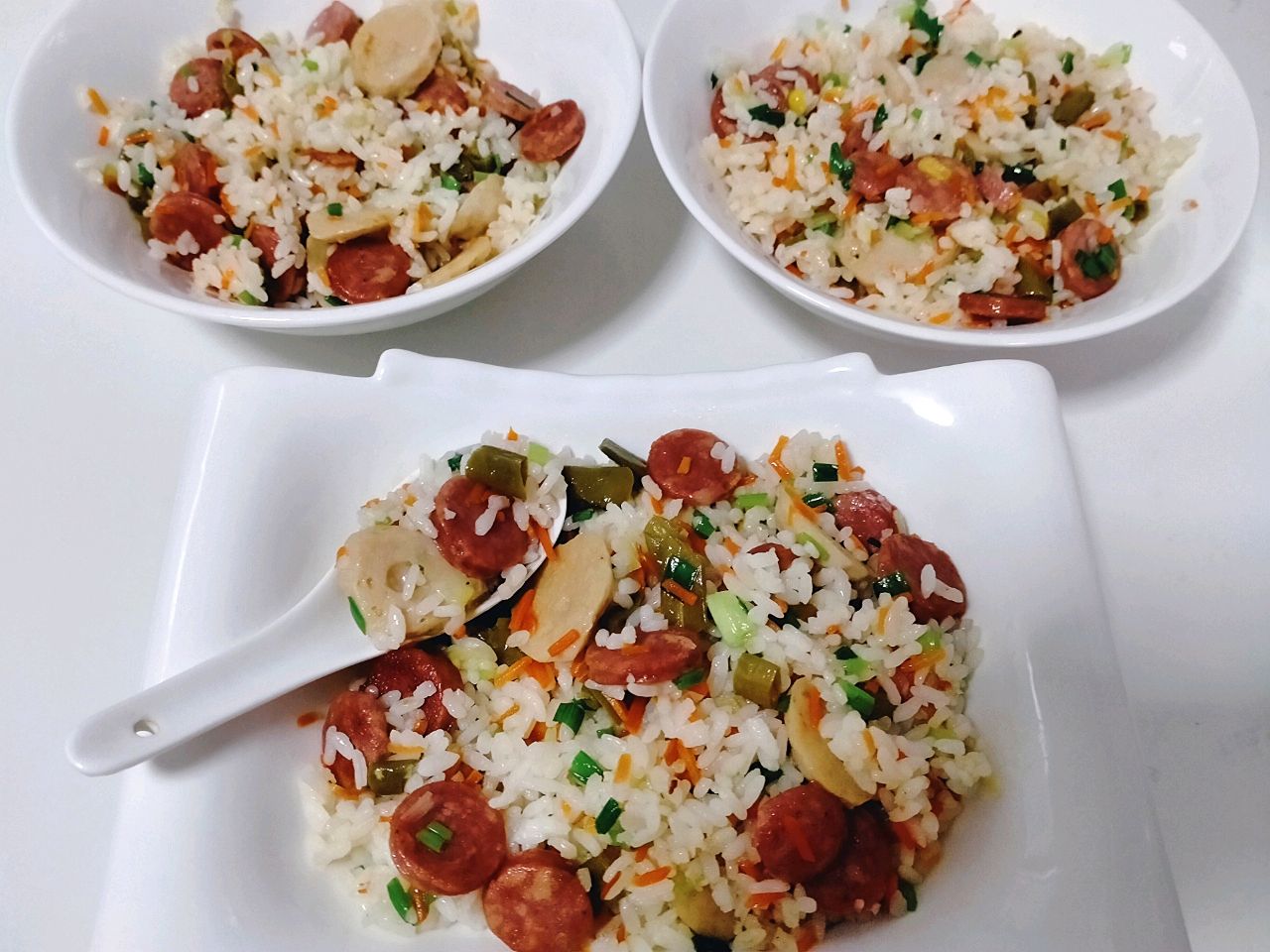 脆皮肠炒饭