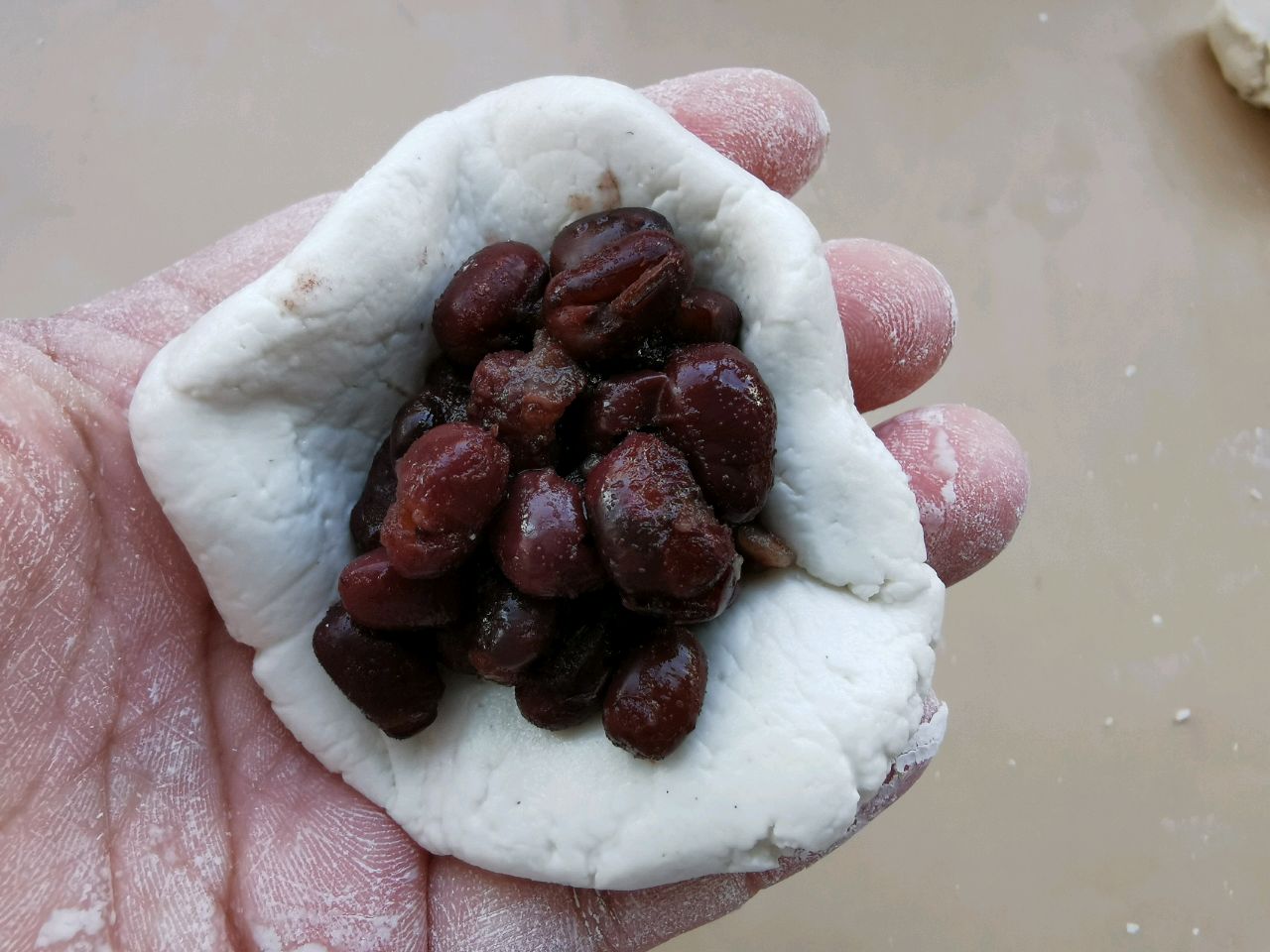 脆皮糯米蜜豆炸糕