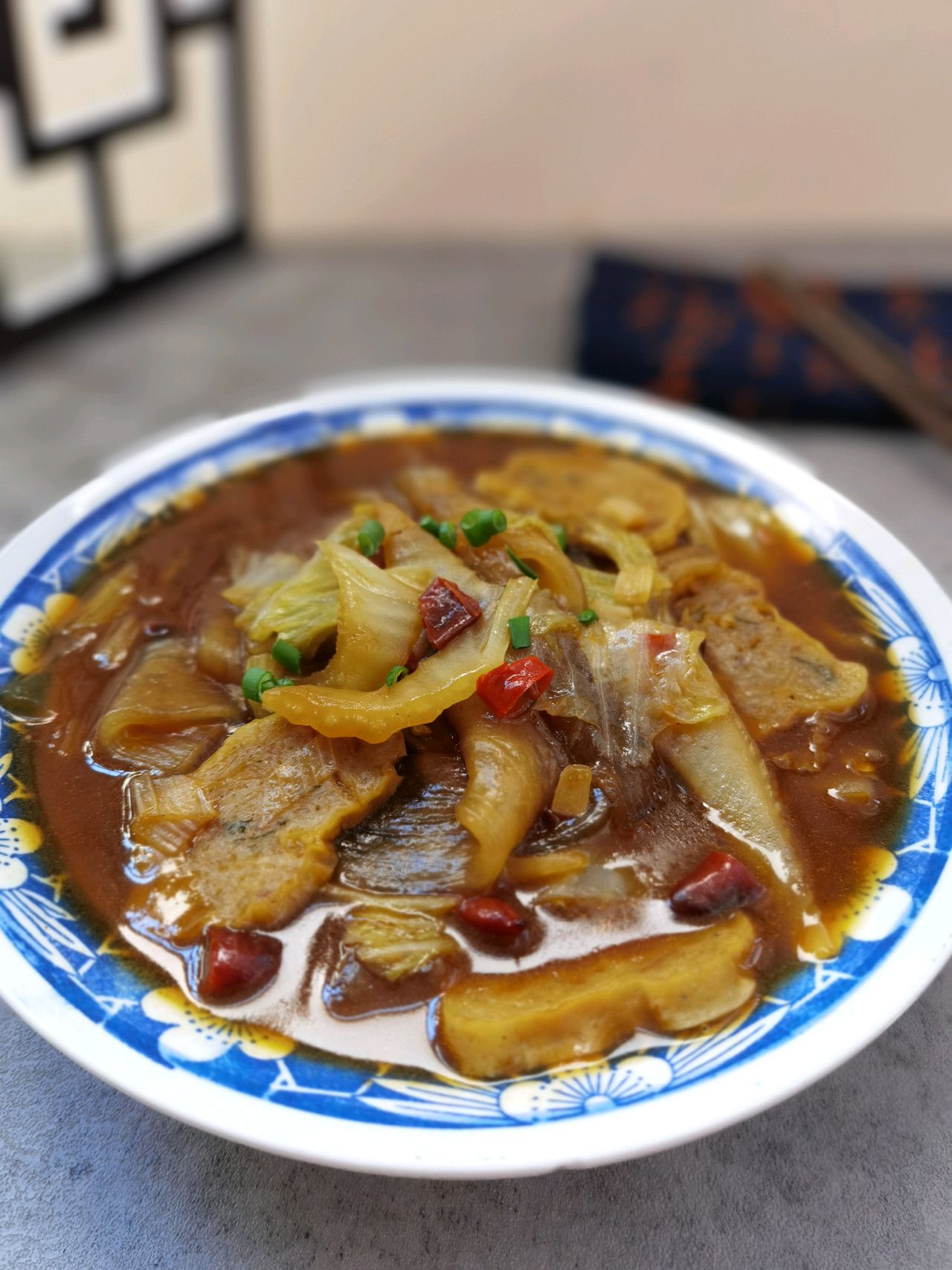 大白菜烩宽粉