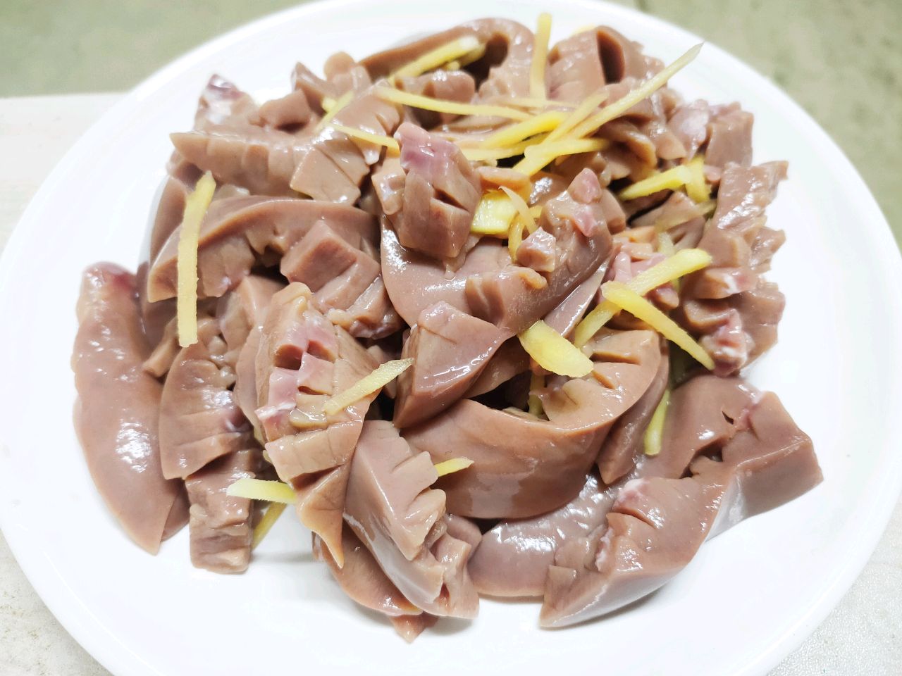 大葱炒腰花