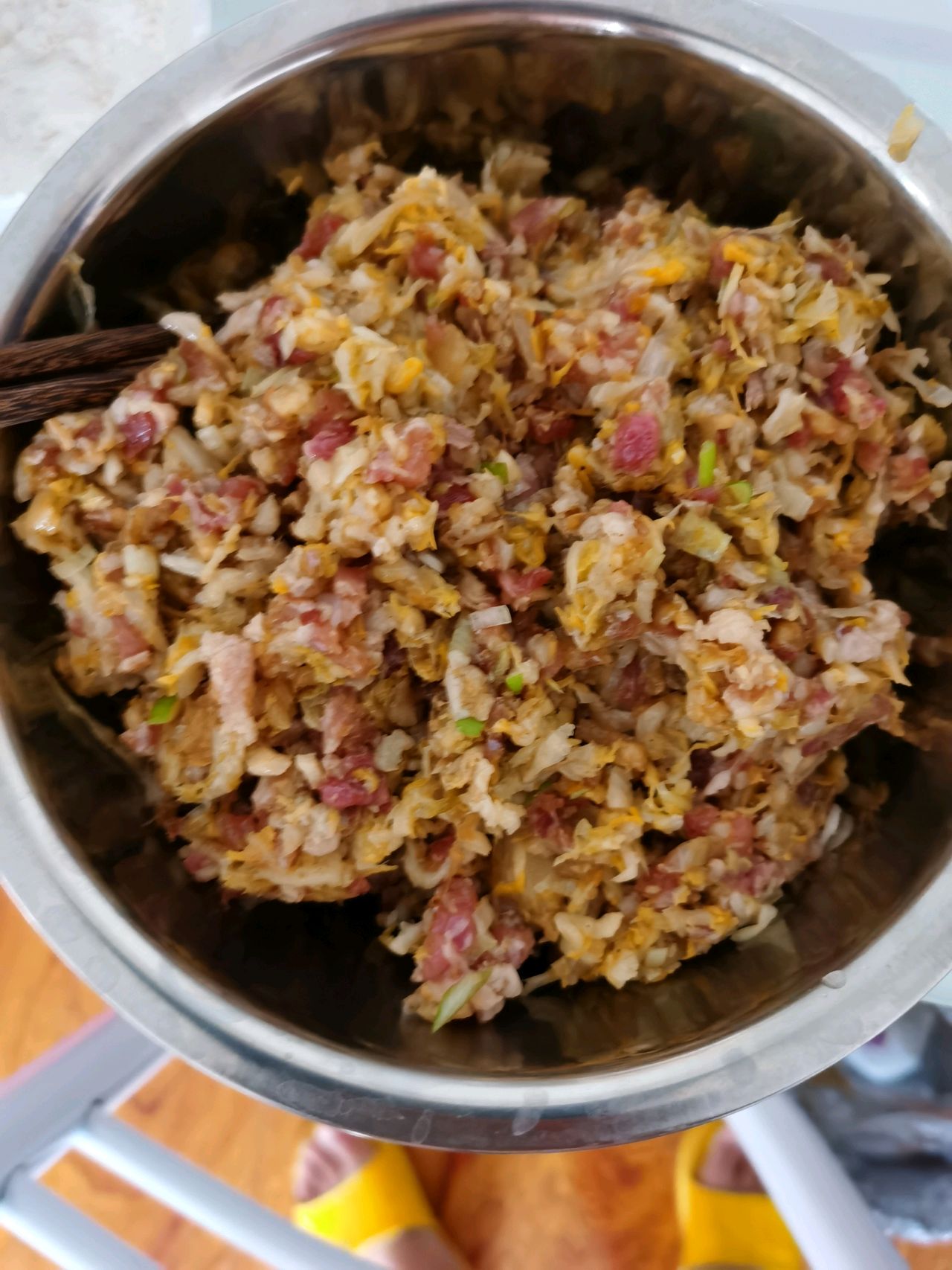 大东北酸菜肉馅蒸饺