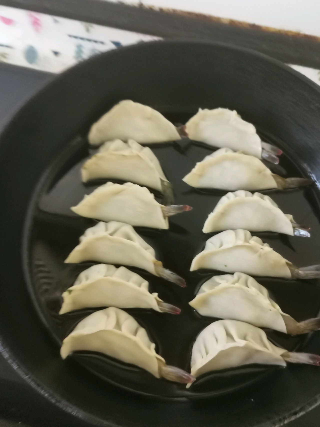 大虾锅贴
