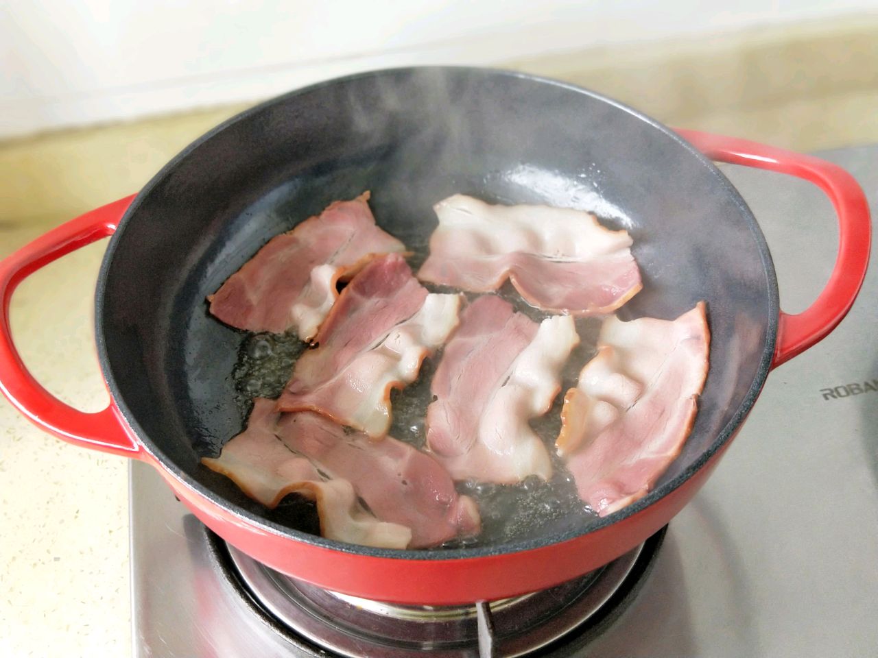 大虾培根粉丝煲