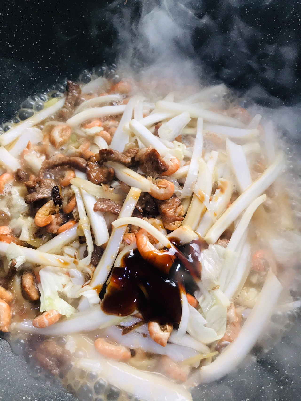 大虾皮炖白菜