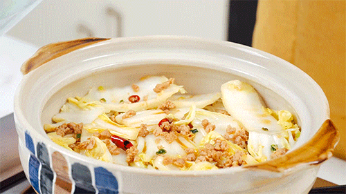 蛋饺白菜煲