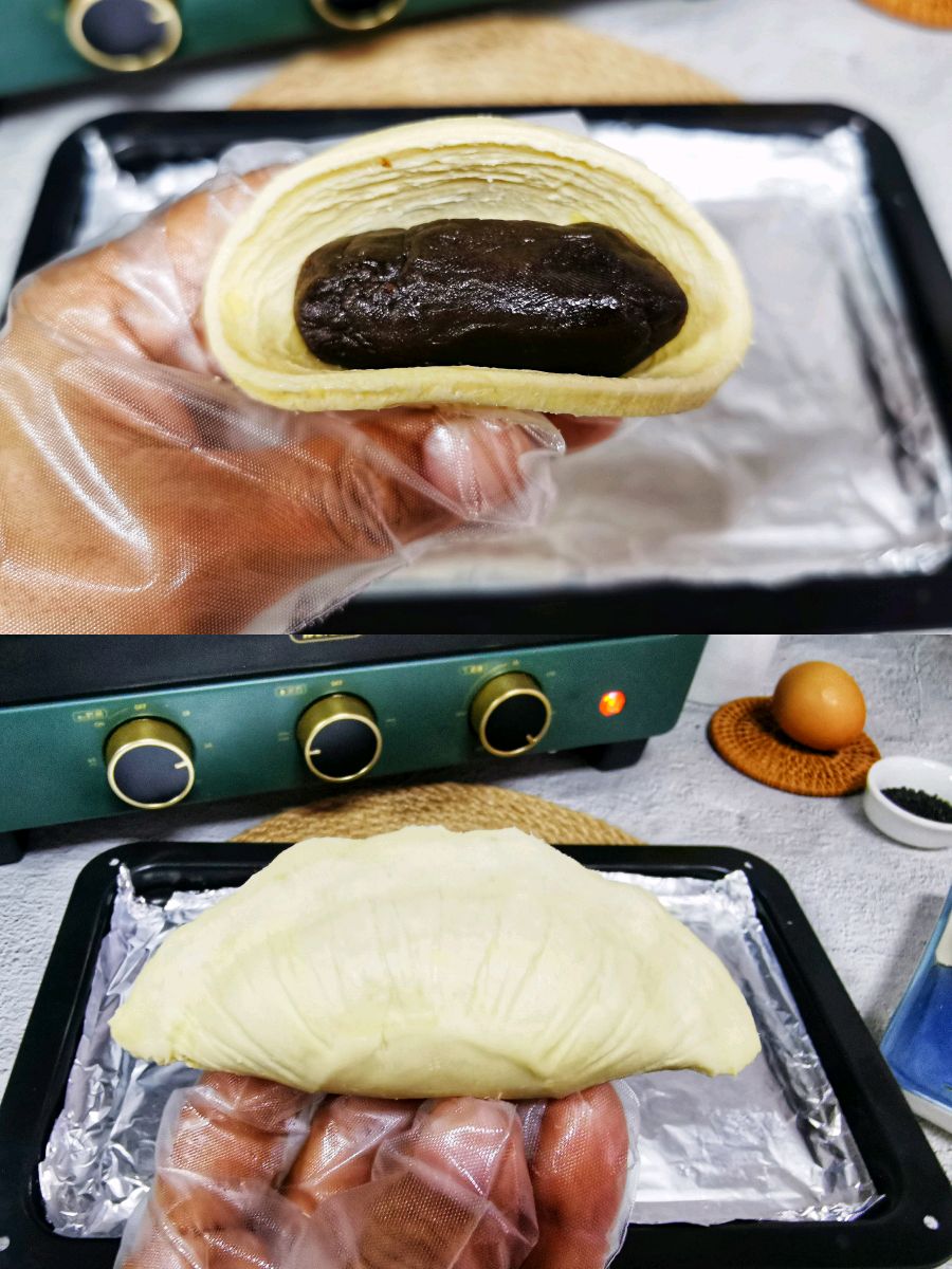 蛋挞皮变形记之豆沙酥