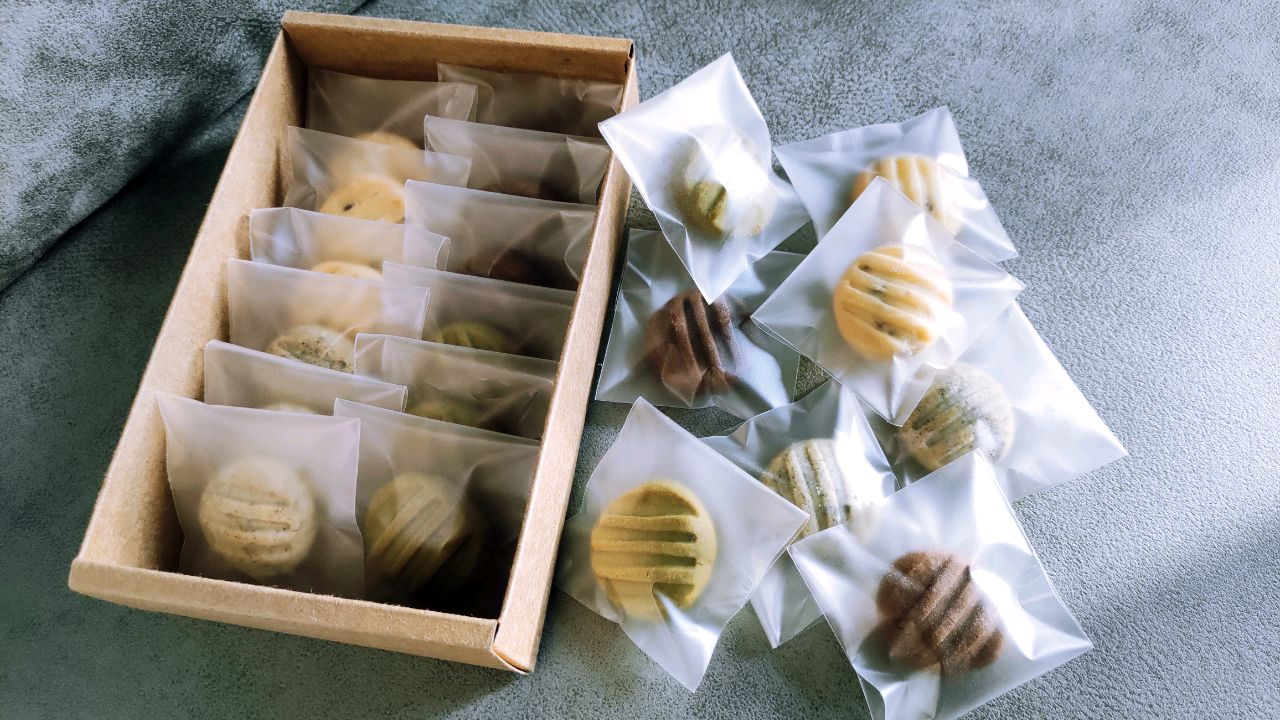 德式曲奇(原味蔓越莓,黑芝麻,巧克力,抹茶四种口味)
