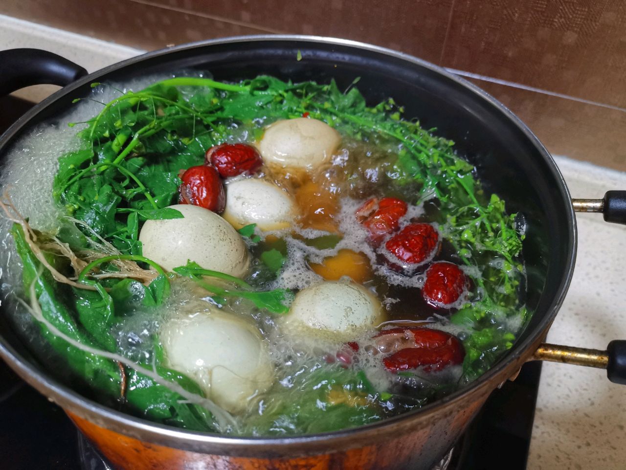 地菜煮蛋