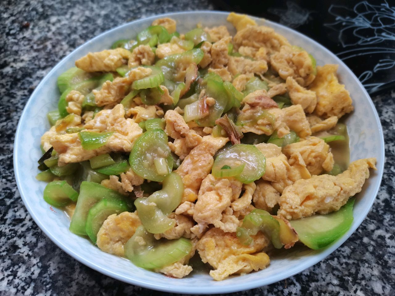 弟弟版丝瓜炒鸡蛋