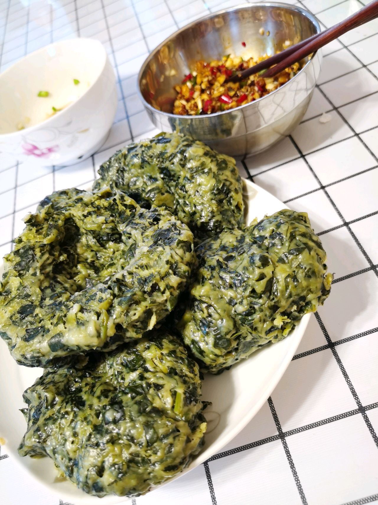 地瓜叶窝窝头