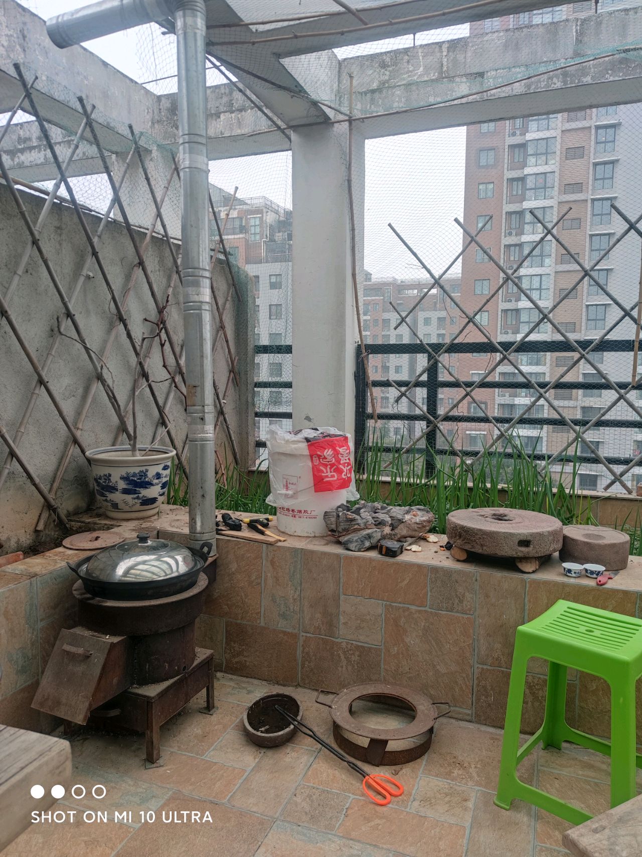 地锅蒸面条