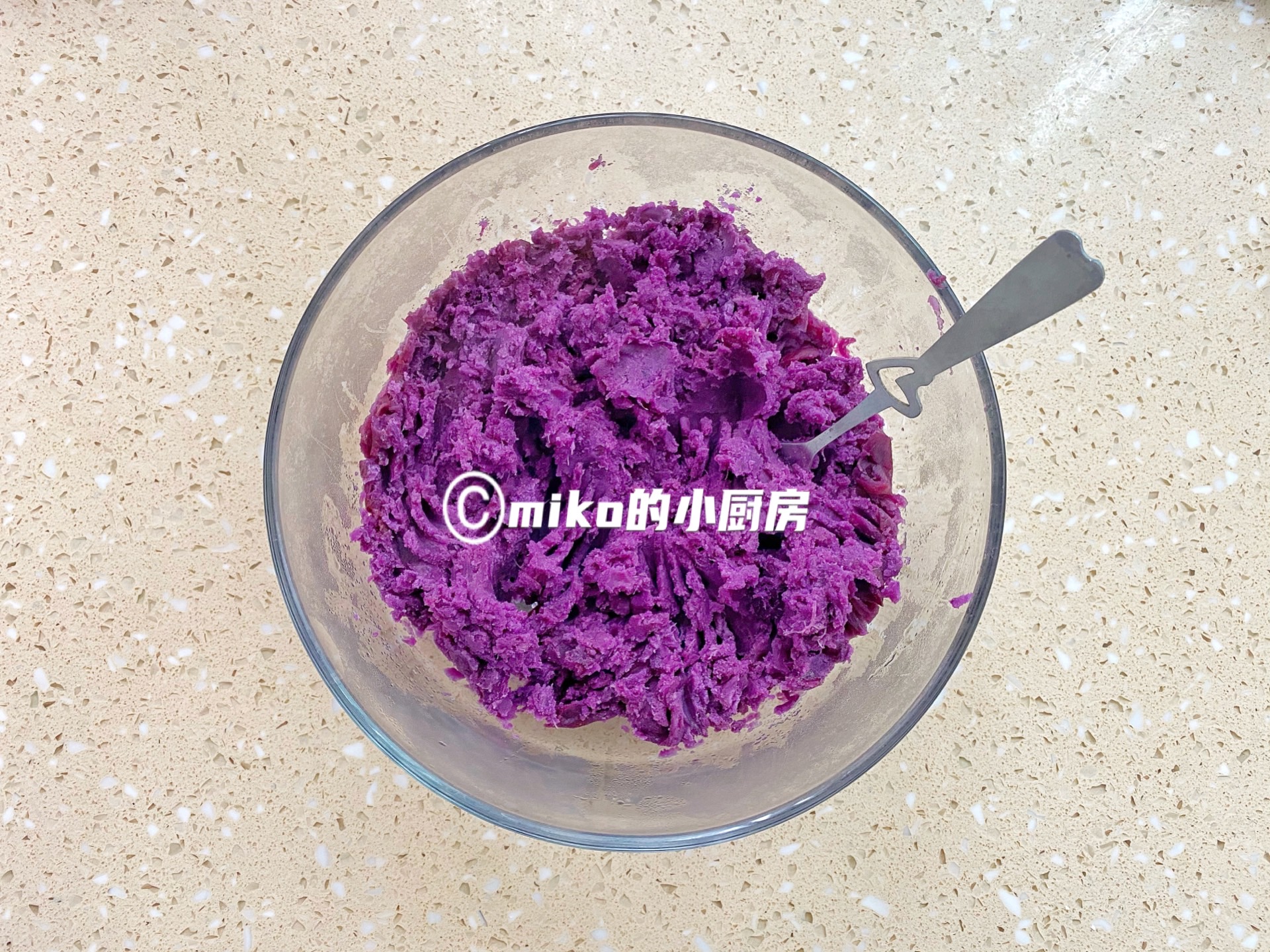 低卡低脂紫薯燕麦饼