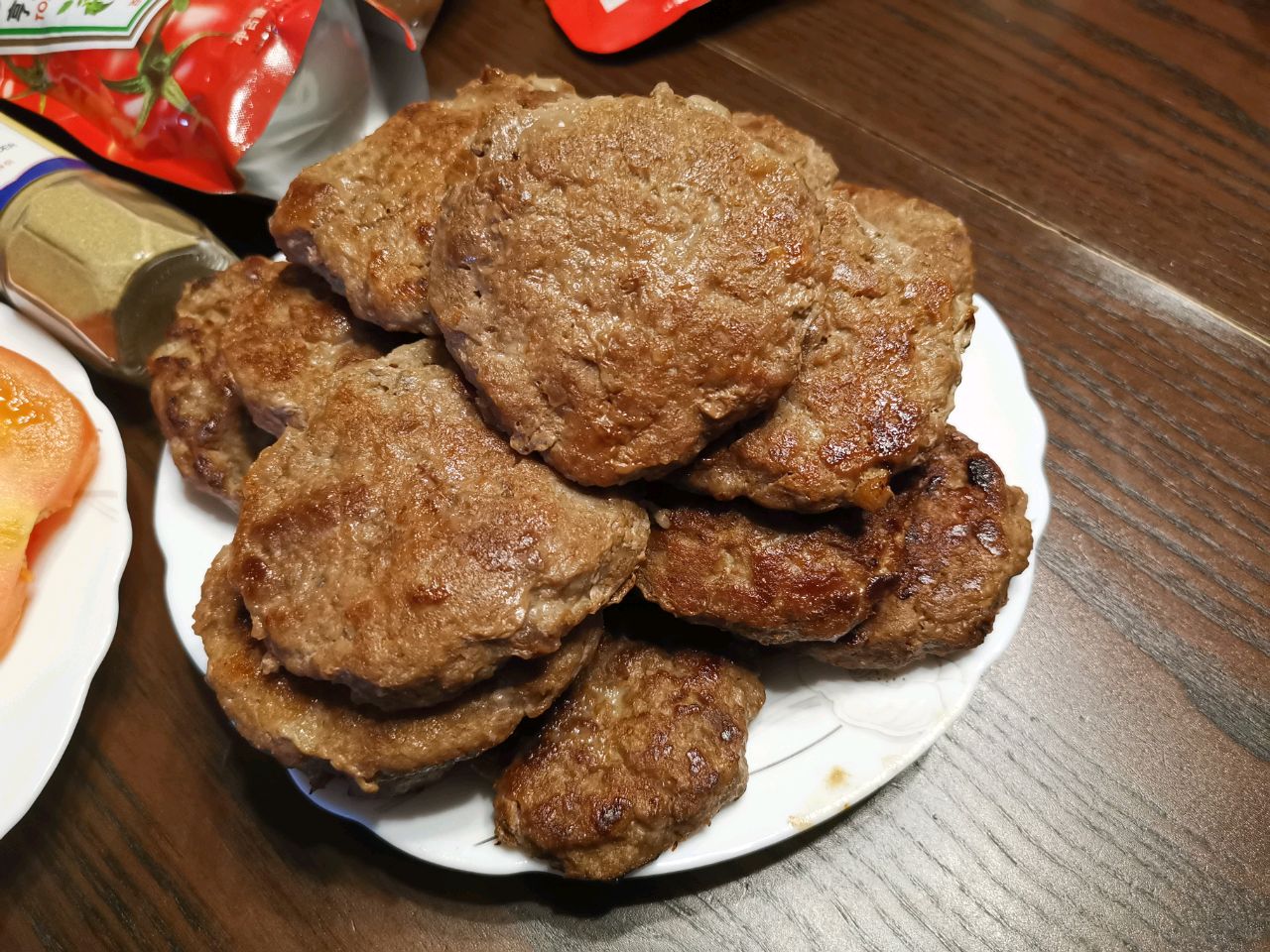 低糖少油的汉堡包餐包