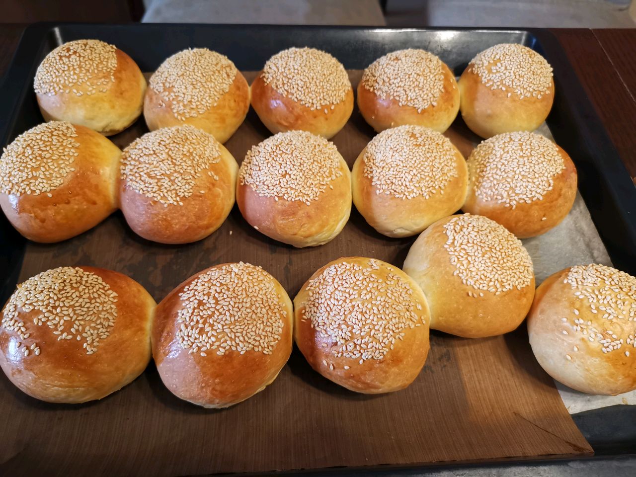 低糖少油的汉堡包餐包