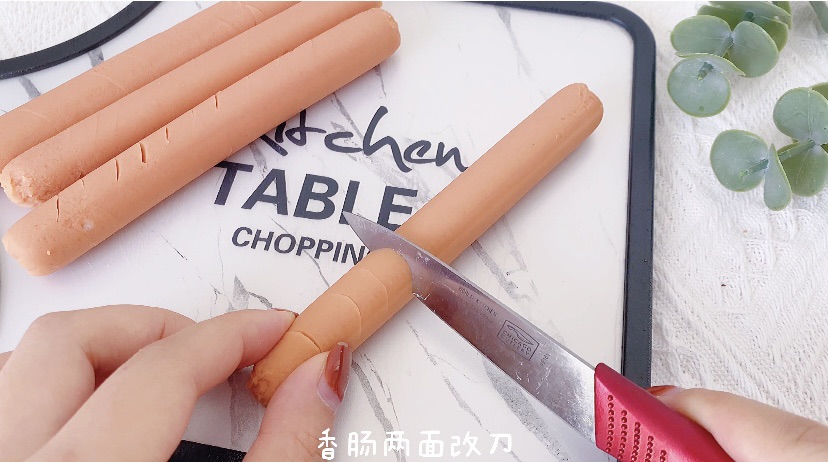 低油版街头风味炸香肠，太香了