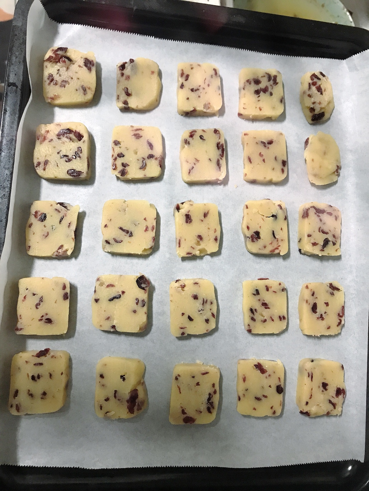 低油低糖蔓越莓饼干
