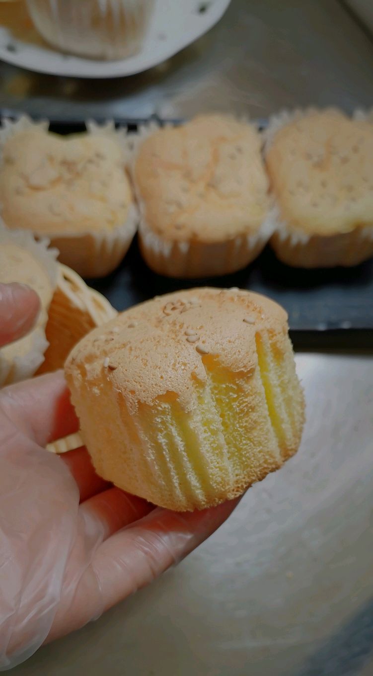 低油纸杯蛋糕（不塌不凹）