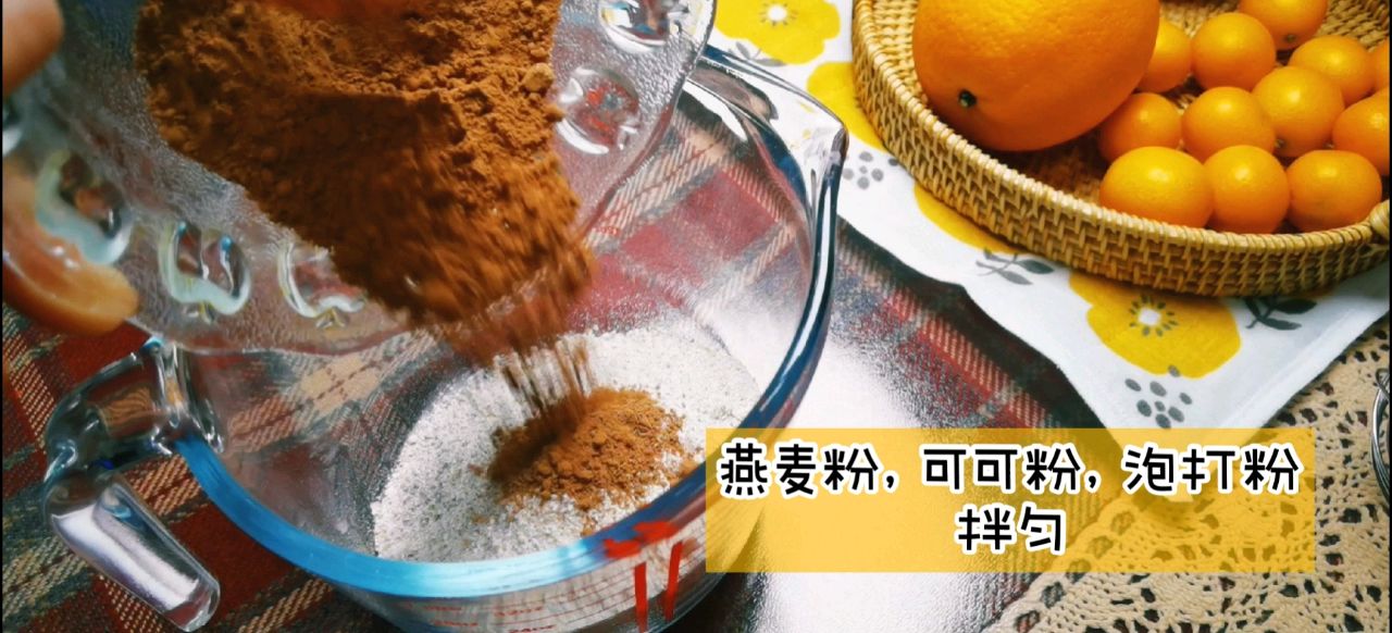 低脂版燕麦黑巧马芬