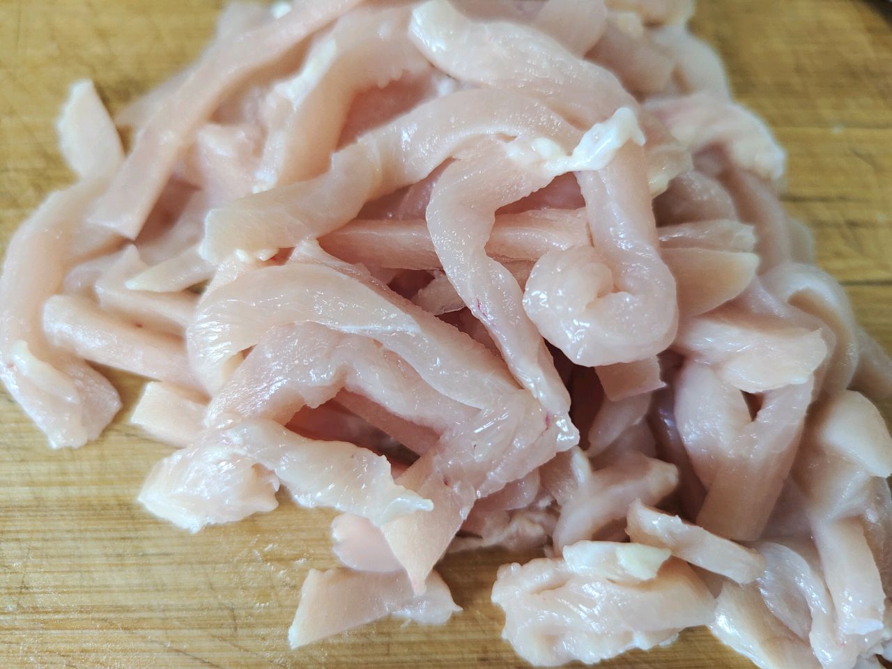 低脂版鱼香鸡胸肉丝