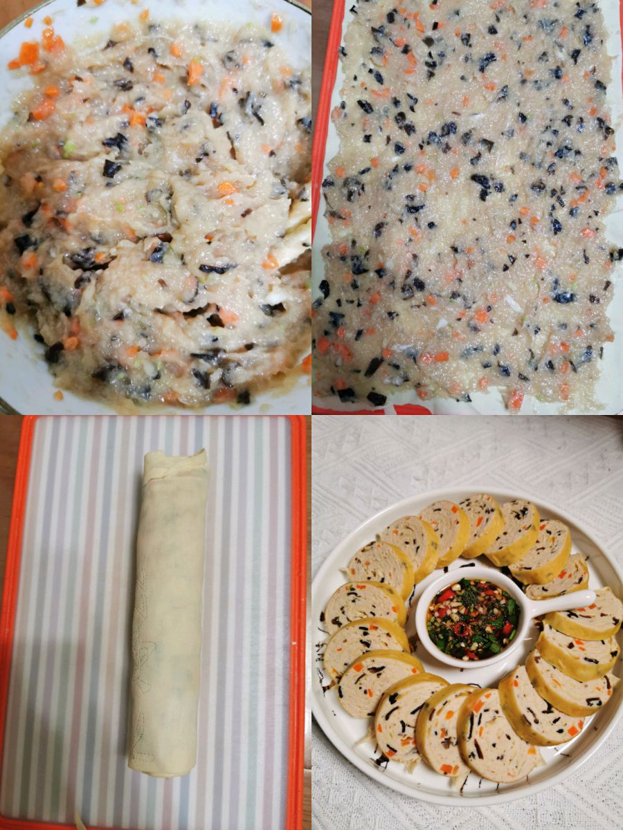 低脂低卡好吃不胖豆皮鸡肉卷