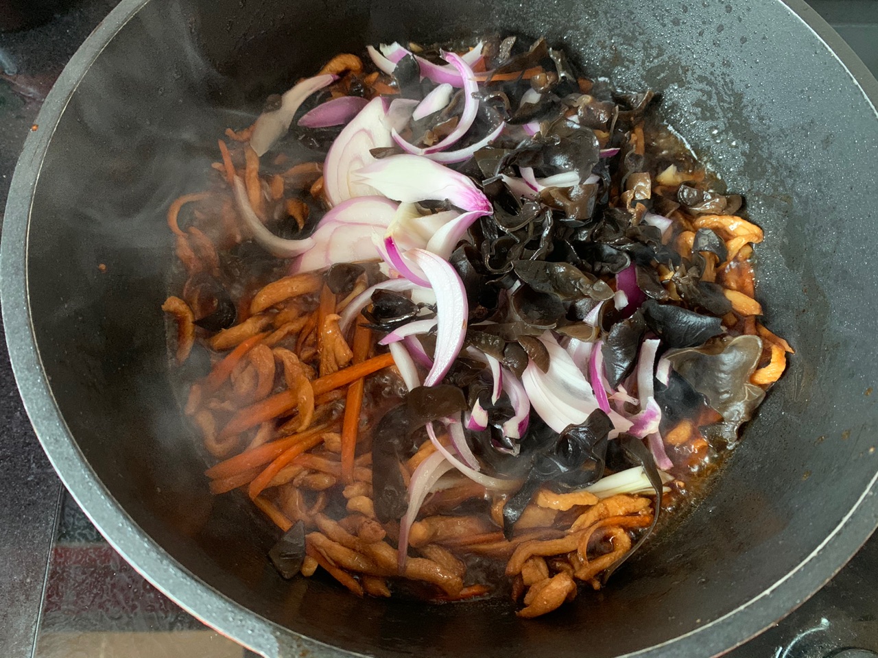 低脂鸡胸肉鱼香肉丝