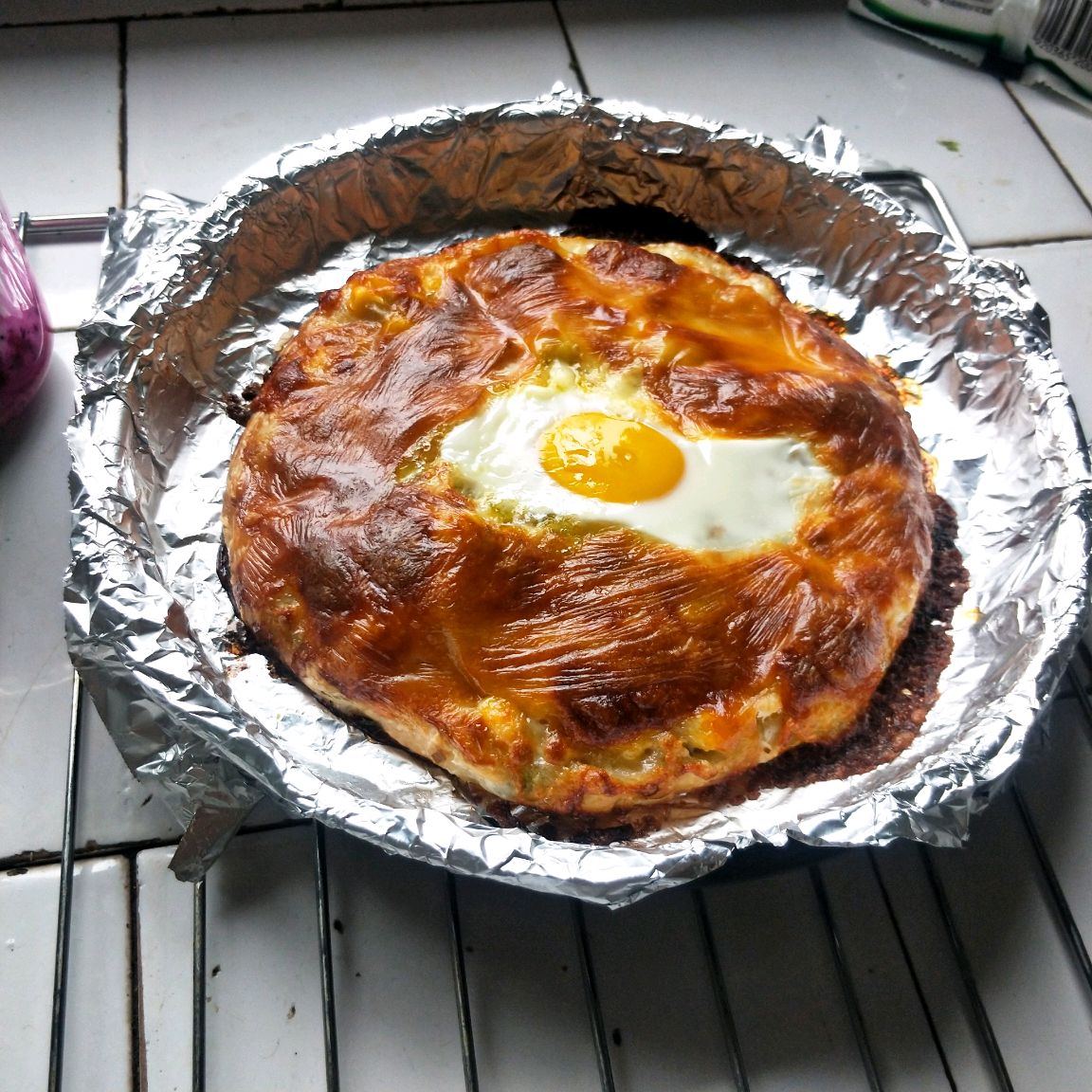 低脂简易手抓饼披萨