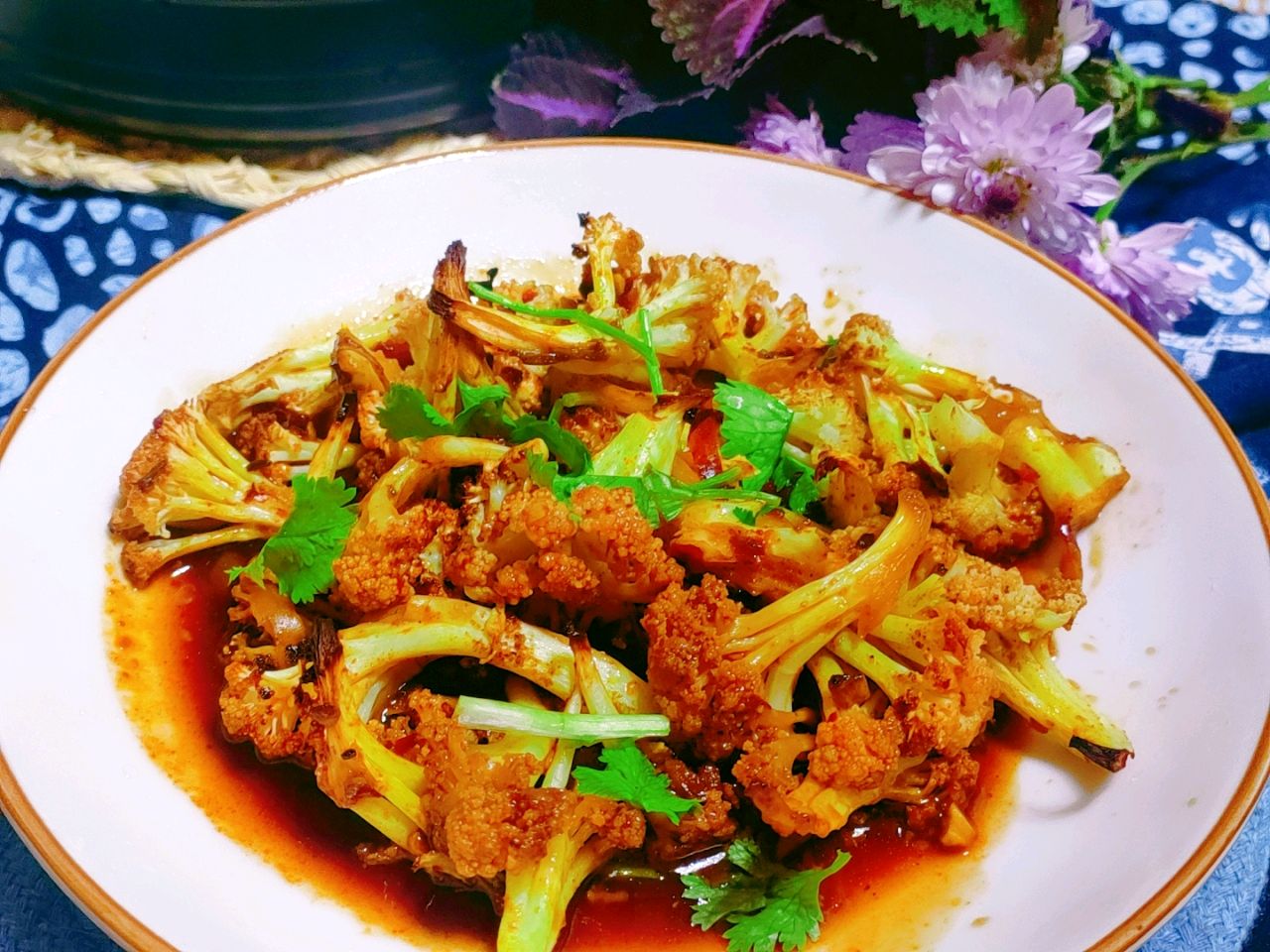 低脂烤菜花