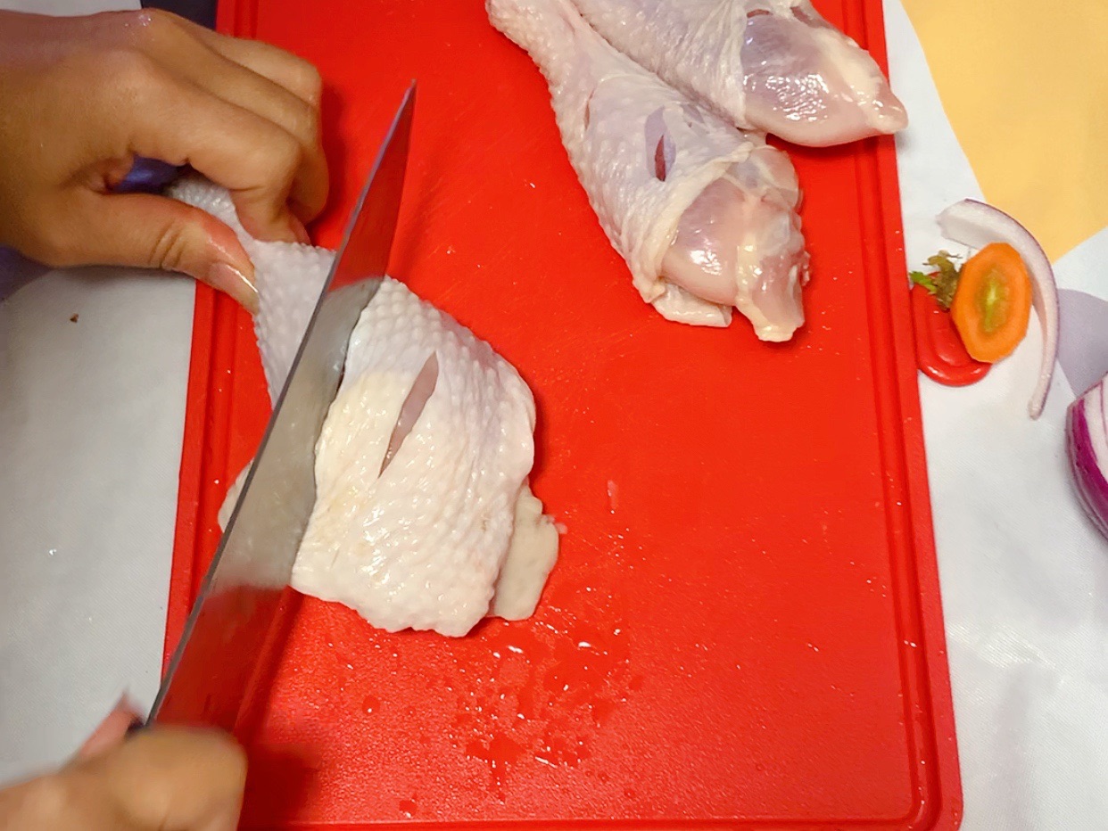 低脂时蔬烤鸡腿