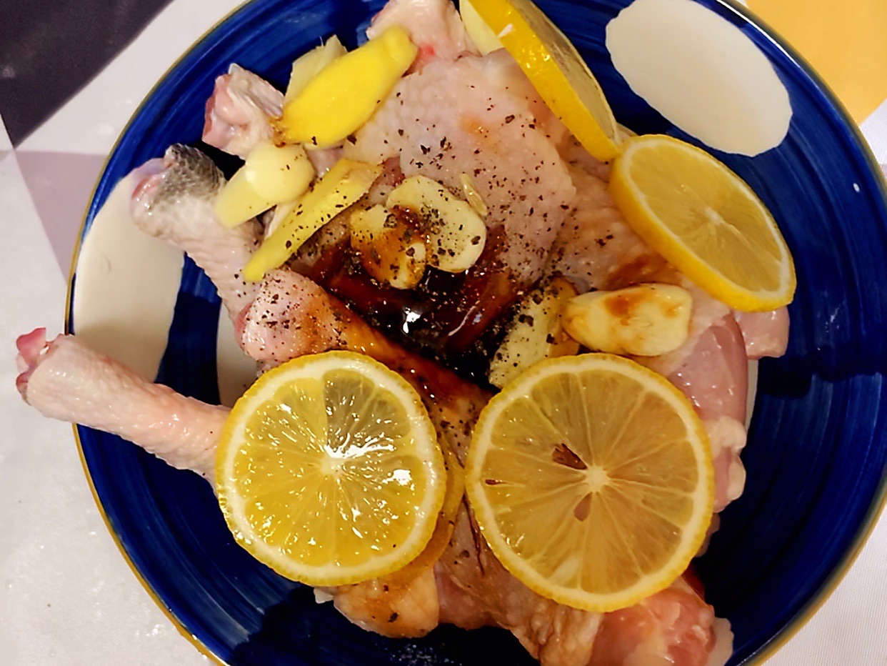 低脂时蔬烤鸡腿