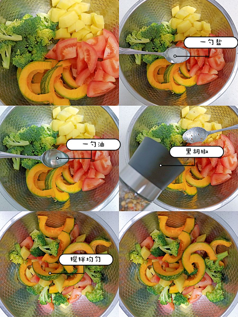 低脂时蔬烤鸡胸肉