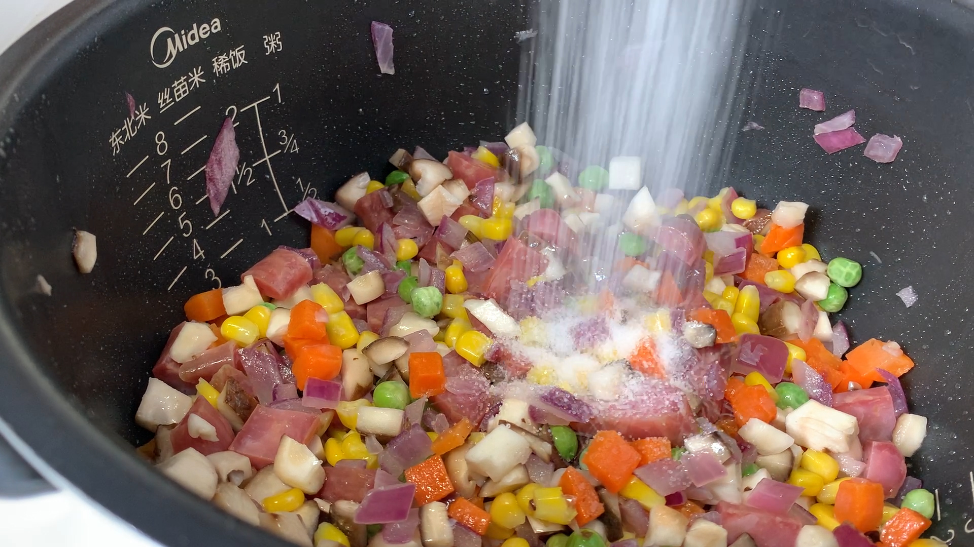 电饭煲腊肠饭