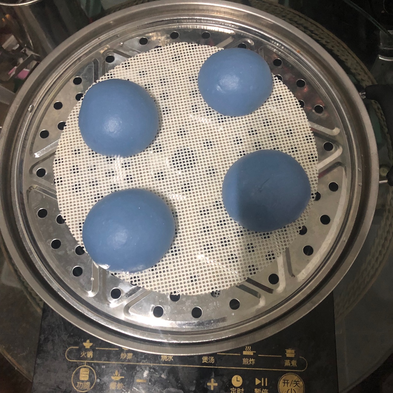 碟豆花馒头