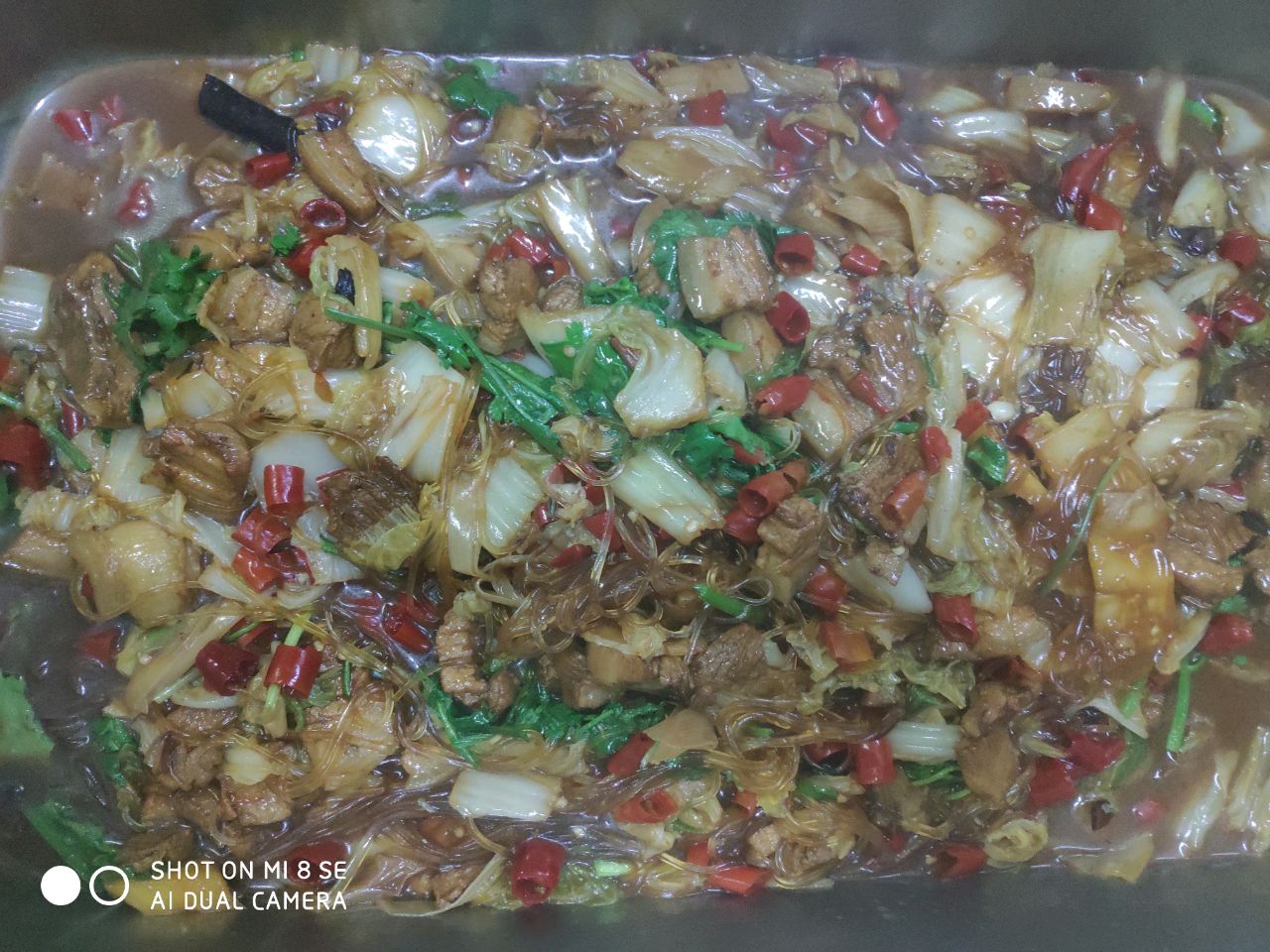 东北菜系:白菜猪肉炖粉条