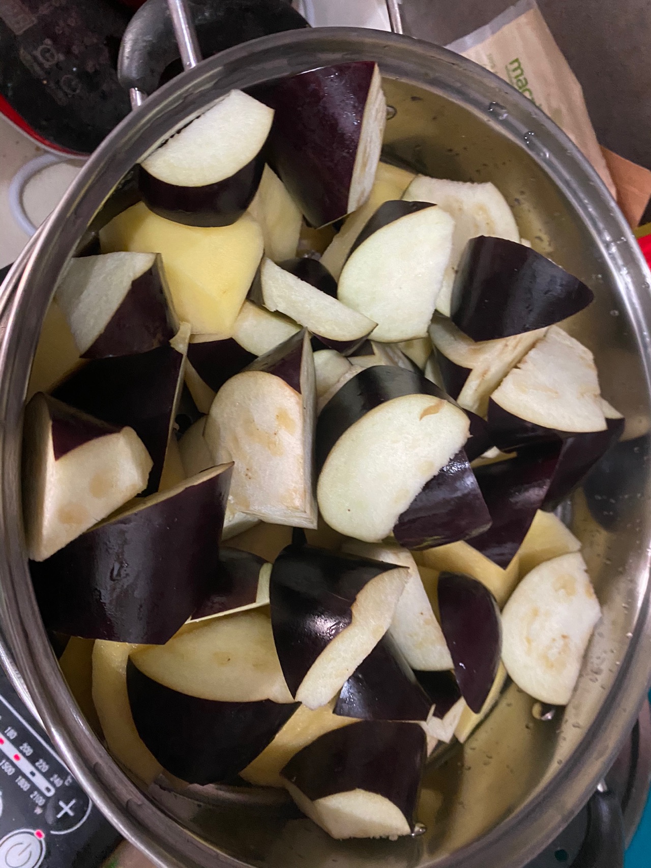 东北人的减脂餐：烀土豆茄子