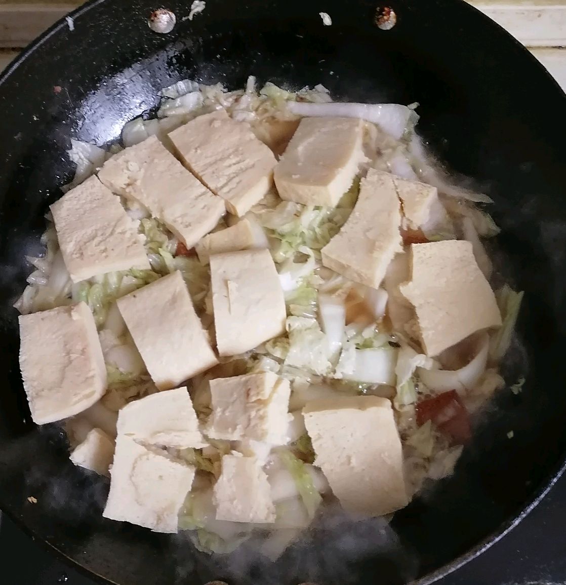 冻豆腐炖白菜