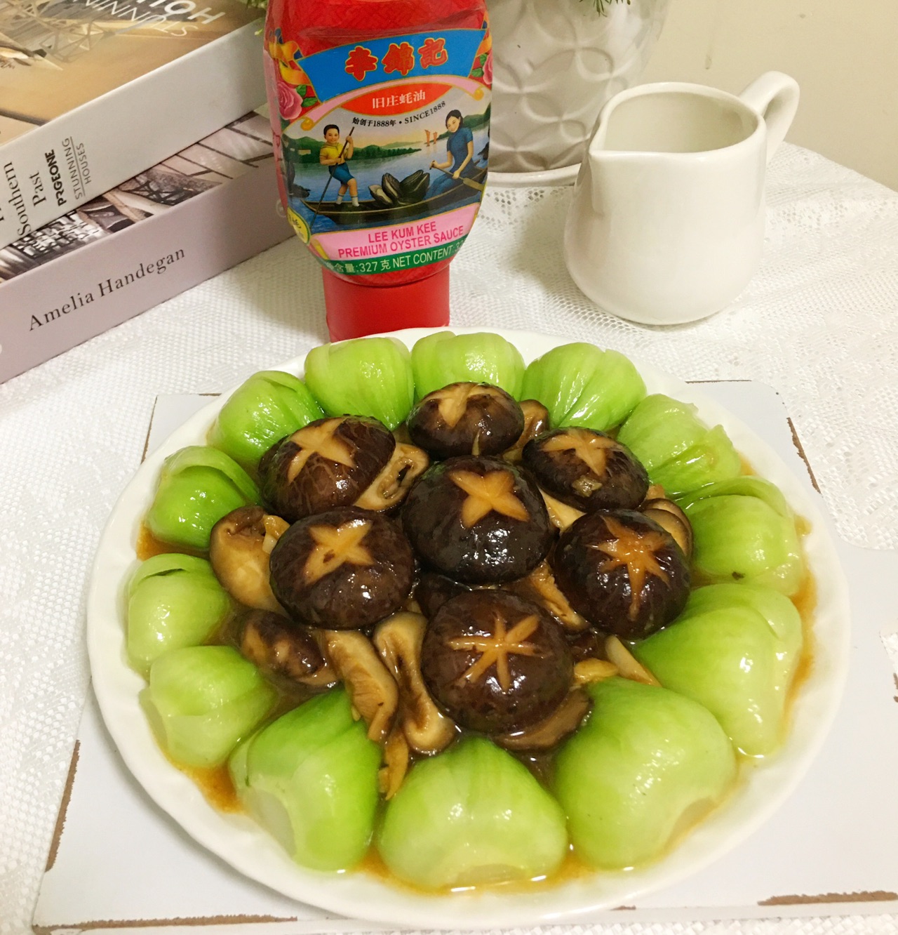 【冬菇蚝油扒小唐菜】
