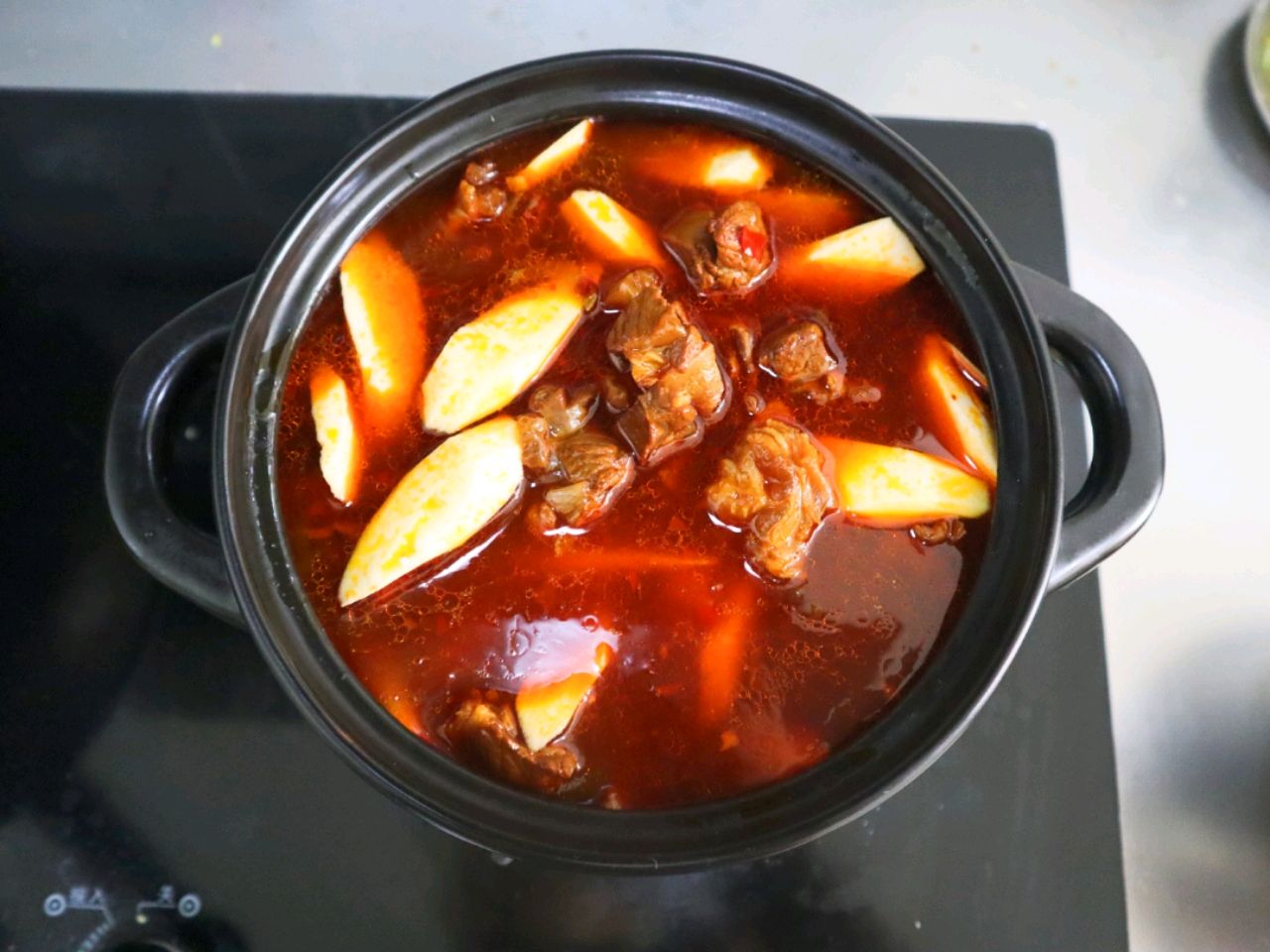冬季进补❗️红焖羊肉山药煲❤️绝对下饭