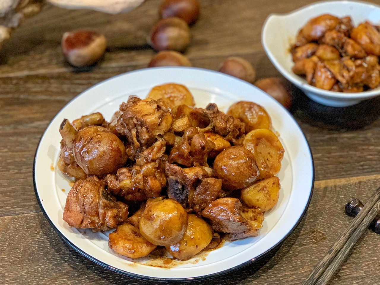 冬季养生菜：板栗烧鸡