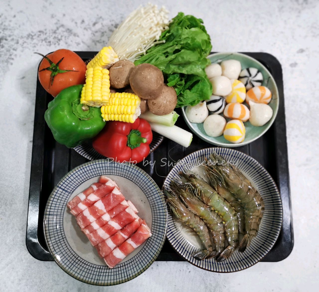 冬日大虾寿喜锅